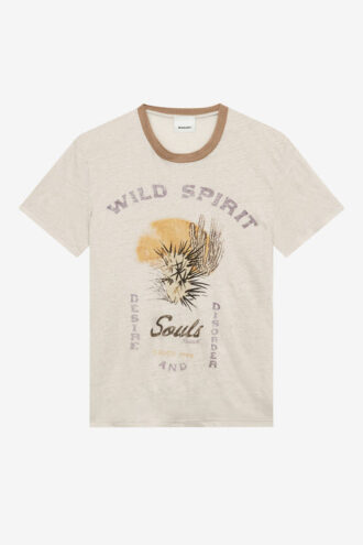 Kiliann bedrukt linnen T-shirt