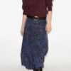 Hortensia midi-rok met print