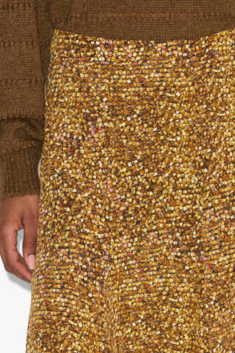 Hortensia midi-rok met print