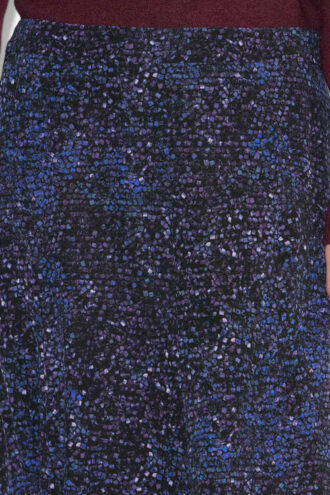 Hortensia midi-rok met print