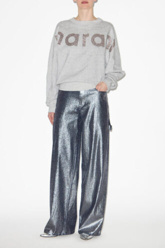 Houston katoenen sweatshirt met logo