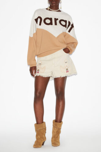 Houston katoenen sweatshirt met logo