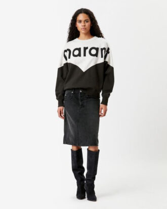 Houston tweekleurig sweatshirt met logo