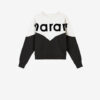 Houston tweekleurig sweatshirt met logo