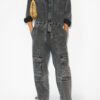 Idany katoenen denim overall met lange mouwen