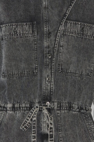 Idany katoenen denim overall met lange mouwen