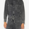 Idany katoenen denim overall met lange mouwen