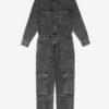Idany katoenen denim overall met lange mouwen