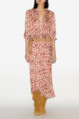 Ilda Jacquard shirt met patroon