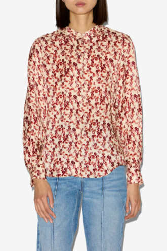 Ilda Jacquard shirt met patroon