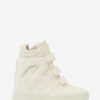 Im3 hoge leren sneakers met sleehak