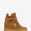 Im3 hoge leren sneakers met sleehak