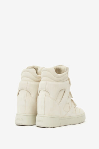 Im3 hoge leren sneakers met sleehak
