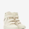 Im3 hoge leren sneakers met sleehak
