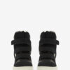 Im3 hoge leren sneakers met sleehak