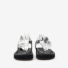 Isela platte leren sandalen