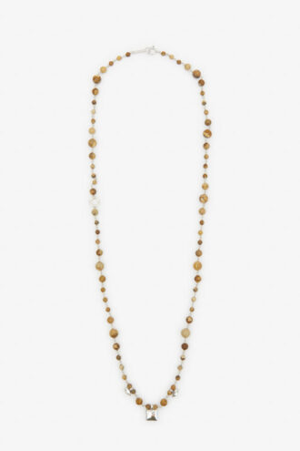Jack ketting met natuurlijke stenen