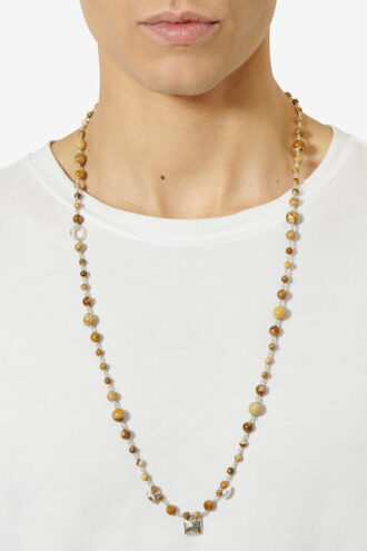 Jack ketting met natuurlijke stenen