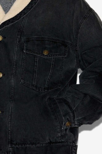 Jackson denim- en nepbontjas
