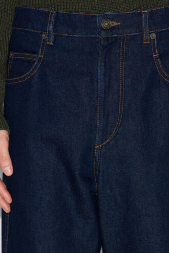Jameson Raw Denim Jeans met wijde pijpen
