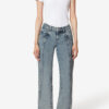 Jaylis Gewassen denim bootcut jeans