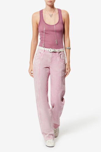 Jaylis Gewassen denim bootcut jeans