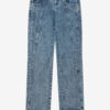 Jaylis Gewassen denim bootcut jeans