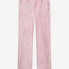 Jaylis Gewassen denim bootcut jeans