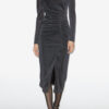Jenisa lange lurex jurk