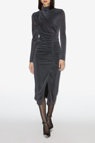 Jenisa lange lurex jurk