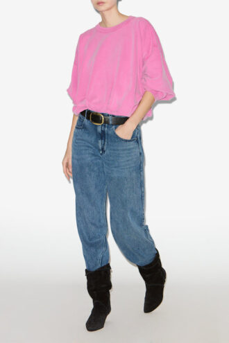 Jenny vloeiende denim jeans