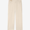 Jeyda Denim jeans met stiksels
