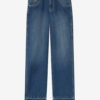 Jeyda Denim jeans met stiksels