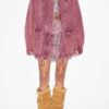 Joanna Workwear-stijl jasje in effen denim