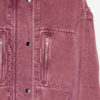 Joanna Workwear-stijl jasje in effen denim