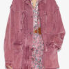 Joanna Workwear-stijl jasje in effen denim