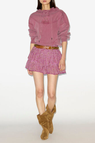 Jocadia katoenen short met ruches en print