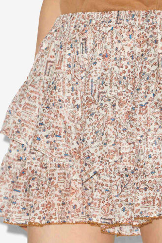 Jocadia katoenen short met ruches en print