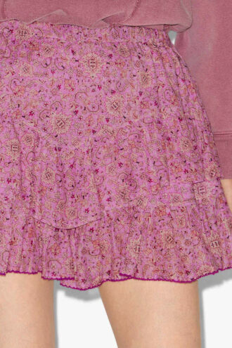 Jocadia katoenen short met ruches en print