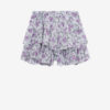Jocadia short met ruches van bedrukt katoenen voile