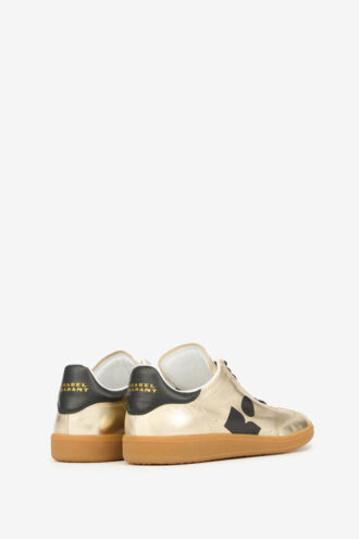 Kaycee lage sneakers van metallic leer