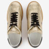 Kaycee lage sneakers van metallic leer