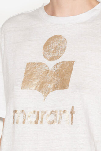Koldi Linnen T-shirt met logo