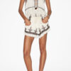 Kourtney geborduurde gaas top