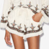 Kriss geborduurde gaasshorts