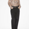 Lamia bedrukte vloeiende blouse