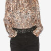 Lamia bedrukte vloeiende blouse
