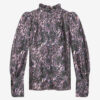 Lamia bedrukte vloeiende blouse