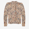 Lamia bedrukte vloeiende blouse