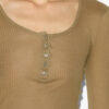 Lamylic katoenen T-shirt met lange mouwen